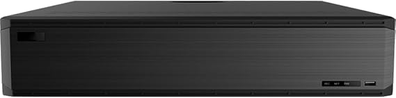 64 Channel 2U Network Video Recorder for Security Camera System, NDAA Compliant, ED9764H5NV-A3H, 640/640Mbps, No Built-in PoE Ports, 4 DHMIs/VGA Output, 8 SATA, Smart Search 24/7 CCTV NVR Server