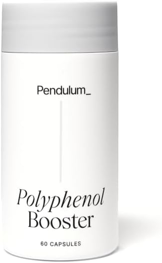 Pendulum Polyphenol Booster, Antioxidant from Superfoods, Beneficial Plant Compounds for Good Health, Helps Boost Akkermansia Muciniphila for Men & Women (60 Capsules, 1-Pack)