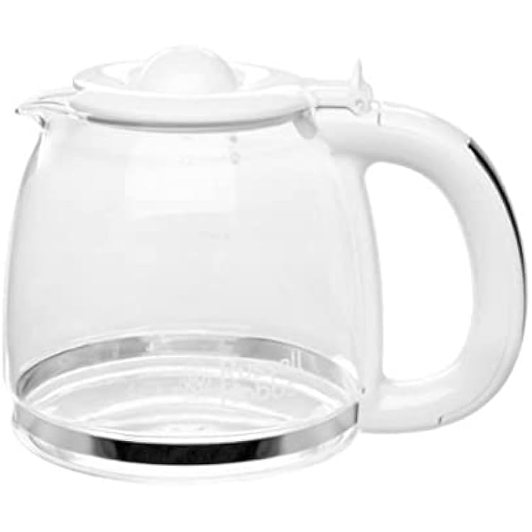 Russell Hobbs White 1.25L Glass Coffee Jug Replacement for Inspire Filter Coffee Machine