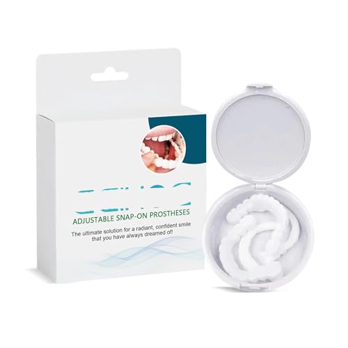 Adjustable Snap-On Denture, Teeth Gap Filler & Straightener Kit, Easy To Use, Seamless Fit, Comfortable Wear3PC