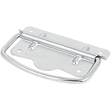 FIYA New Lon0167 Furniture Suitcase Featured Wood Box Metal reliable efficacy Pull Handle Silver Tone 70mm x 100mm(id:ead a9 7e 790)