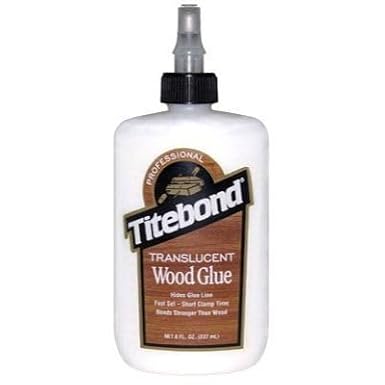 10 Pack Franklin 6123 8 oz Titebond Translucent Wood Glue