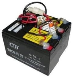 Razor E200 / E300 24 Volt 7 Ah Replacement Electric Scooter Battery Pack (Dual 12 Volt 7Ah) - Includes Wiring Harness