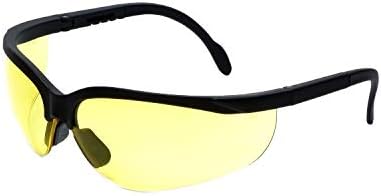 UV Protection Adjustable Safety Glasses with Yellow Tint, 7821