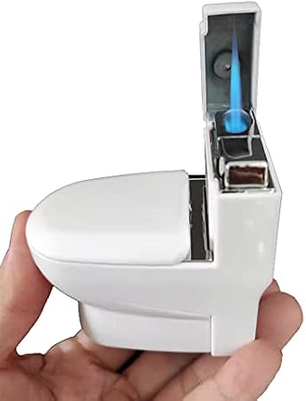 (Without Butane) Toilet-Shaped Butane Lighter, Jet Torch Flame Windproof Lighter, Portable Bottle Opener