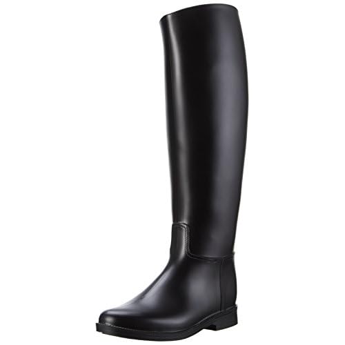 PFIFF 101658 Reitstiefel Glasgow, Gummireitstiefel, Kinder Damen, Schwarz 29-42