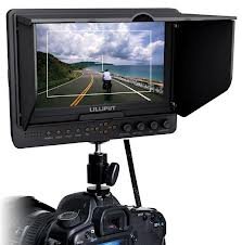 Professional LILLIPUT 7'' 665 /O/P 665GL-70NP/HO/Y/P Color TFT LCD Monitor With HDMI, YPbPr, AV Input HDMI Output / With F-970 & QM91D Battery Plate + Sun Shade Cover + Free Hot-shoe Mount/ 4 NEW Function: Peaking Filter , False Color Filter, Zebra Exposure, Brightness Histogram / for DSLR Camera With HDMI Port / Such as: Canon 5D II / 5D III / 7D / Nikon D800 / D800E / D7000 D4 Camera etc