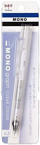 Tombow Mechanical Pencil, Monograph Clear Color 0.3mm, Clear (DPA-139A)