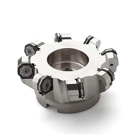 45131 Double OctomillTM Double Sided Insert Indexable Face Mill with Internal Coolant Supply, ANSI Code: R220.48-02.50-09-05SA