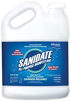 BioSafe Systems SaniDate All Purpose Disinfectant, 64 FL OZ, unscented