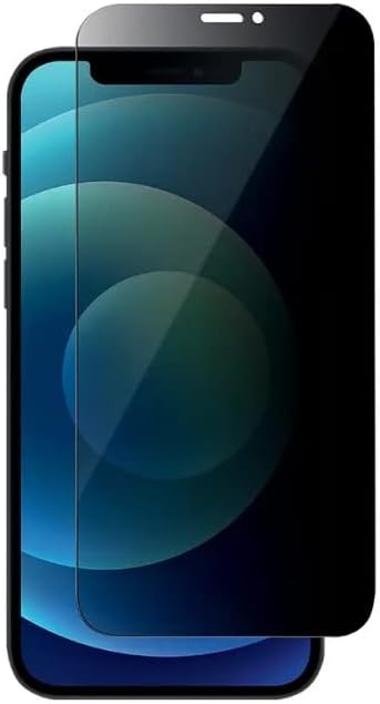 ghost 6D GLASS Screen Protector Compatible with Heartz iPhone 12 Mini, 12 Mini 6D GLASS Privacy Screen Protector Unbreakable