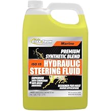 Star Tron Premium Synthetic Blend Hydraulic Steering Fluid, ISO 15, Marine-Grade