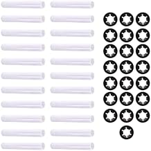 XTPTFABS 22Pcs Garage Door Quiet Hinge Sleeves Shaft Gaskets Compatible With New Rollers or Rollers With Clean Stems (ID-11mm; OD-11.90mm; L-80mm)