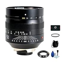TTArtisan 50mm F0.95 Large Aperture Full Frame Manual Focus Lens Black for Leica M Camera with Leica M to Nikon Z Lens Adapter for Nikon Z6 Z7 Z6II Z7II ZFC