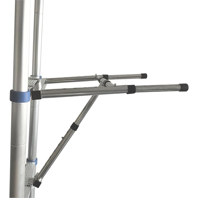 JADDUO Telescoping Ladder Stabilizers A-015, 17.72 x 13 Inch