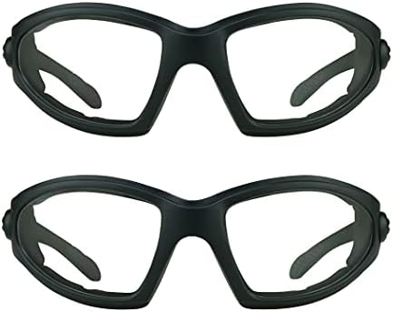 Bikershades Motorcycle Safety Sunglass Foam Padded Men Women Wide Coverage Wind-Proof
