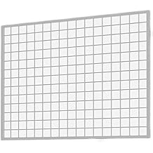 Gridwall Panels,Heavy Duty Commercial Grade Retail Display Racks,Photo Grid Wall Shelf,Home Bedroom Office Grid Storage Units,Store Shopfitting Decorative Shelves,White,39.37X20.87In