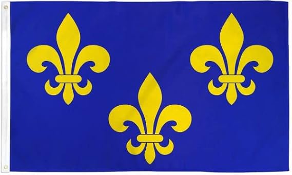 Fleur De Lis (Blue 3) Flag 3x5ft Poly