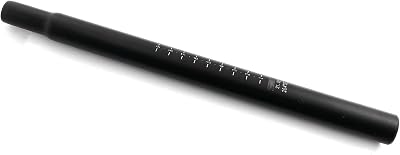 heyous Bike Seat Post Aluminum Alloy Bicycle Seat Post Seat Tube Long Fixed Gear Seat Post Extension Bike Parts Accessories, Black