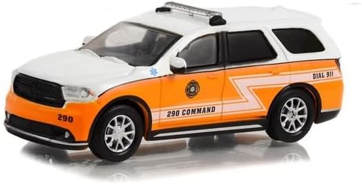 Greenlight 67040-D First Responders Series 1-2019 Dodge Durango - West Deer Township Volunteer Fire Company Paramedic 290 Command - Gibsonia, Pennsylvania 1/64 Scale Diecast