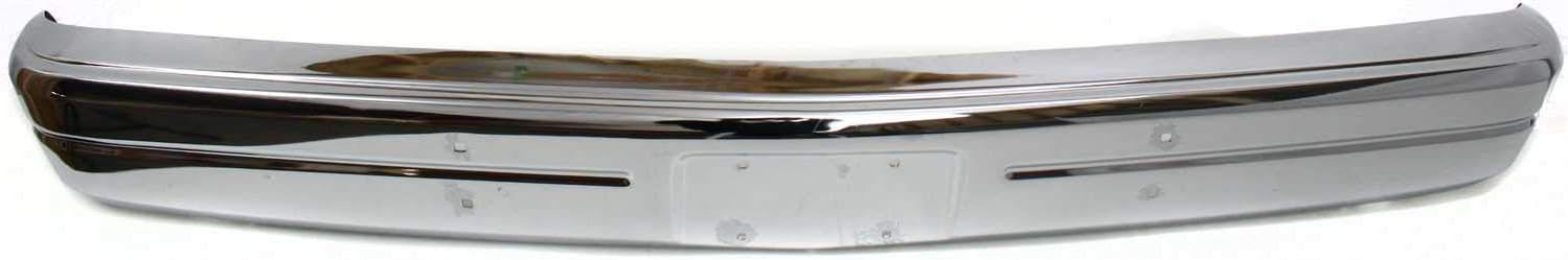 Evan Fischer Bumper for Dodge W250 D150 D250 D350 1986-1993 Front Chrome Steel wo Molding Holes Replaces # 4249818 CH1002145