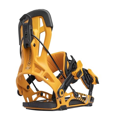 Nidecker Flow NX2 Snowboard Bindings Speed-Entry Fusion Strap with Aluminum Baseplate