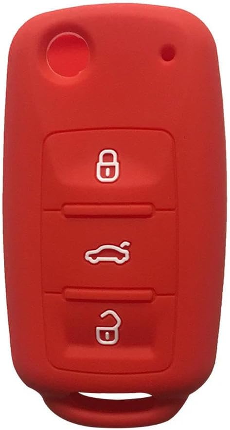 Car Key Cover Silicone Key Case Remote Cover - Fits Volkswagen Golf 7 Fits Jetta Passat Beetle Fit Polo Bola