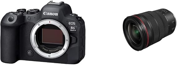 Canon EOS R6 Mark II - Full Frame Mirrorless Camera (Body Only) and RF 15-35mm F2.8 L is USM