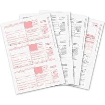 1099 NEC Forms 2025, 1099 NEC Laser Forms IRS Approved Designed for Quickbooks and Accounting Software 2025, 4 Part Tax Forms Kit, 50 Vendor Kit - Total 71 (207) Forms