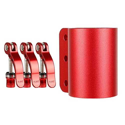 Electric Scooters Folding Clamp, Aluminum Alloy Vertical Rod Rugged Lock, for Kaabo Mantis 10 Electric Scooters Red