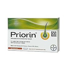 PRIORIN Hair Growth Formula 120 Capsule - Help Weak &amp; Thinning Hair Original German Brand