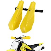 AnXin Motorcycle Handguards 7/8" and 1 1/8" Hand Guard Handlebar Protection Universal for DRZ125 DRZ125L DRZ50 RM85 RM125 RM DRZ 50 85 125 Dirt Pit Bike ATV Yellow
