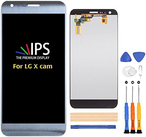 A-MIND for LG X CAM K580 Screen LCD Display K580I K580Y K580F K580H K580Z Screen Touch digitizer Replacement Full Assembly with Free ToolsBlue