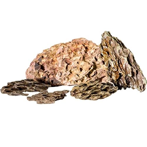 H2Pro Dragon Rock Aquarium Decoration 44lb Per Box, Beige DRA-1-017