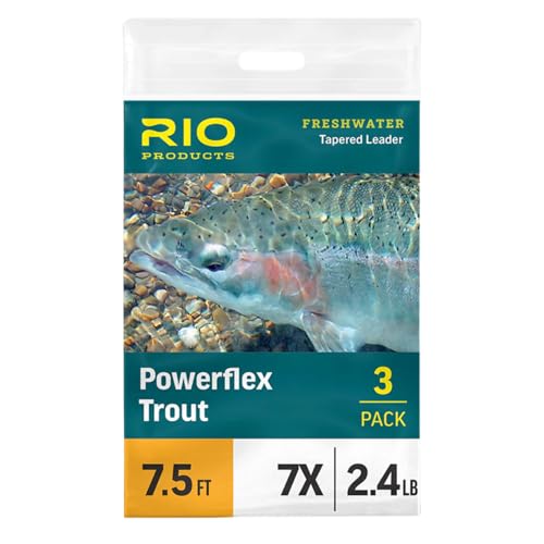 RIO Products Powerflex Trout Leader 3-Pack