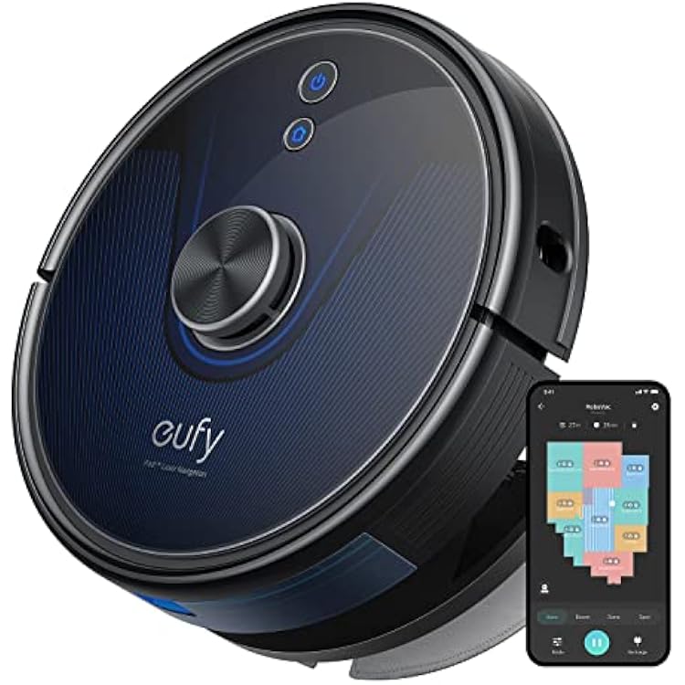 eufy RoboVac L35 Hybrid Robot Vacuum and Mop with 3,200Pa Ultra Strong Suction, iPath Laser Navigation, Multi Floor Mapping, Controllable Water Tank,Advanced App Control