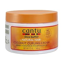 Cantu Shea Butter Coconut Curling Cream, 12 Ounce (Pack of 5)
