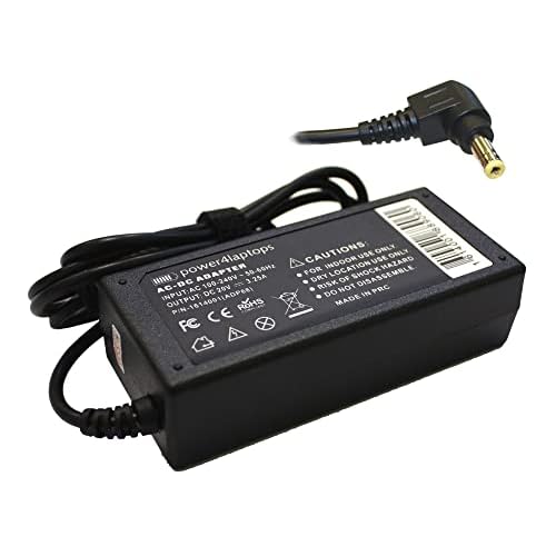 Power4Laptops AC Adapter Docking Station Power Supply Compatible with Plugable USB-C Triple Display
