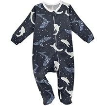 Caikeny Baby One-Piece Footies Light Pink Checkered Bows Newborn Rompers Pajamas Zip Front Pjs for Boys Girls