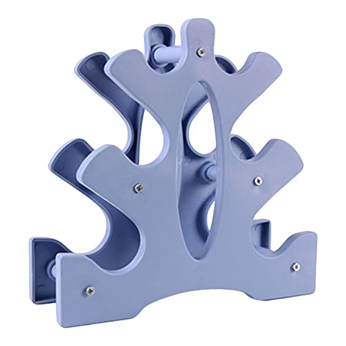 5 Tier Rack for Dumbbells, Light Blue