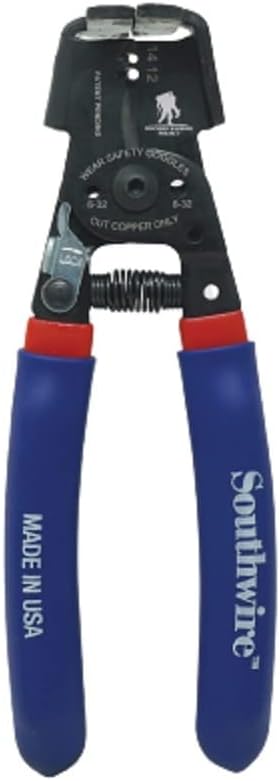Southwire - 65172140 SNM1214HH-US ROMEX BOXJaw Wire Stripper, Dual Wire Cutter Strips both 12/2 & 14/2 Romex NMB JACKETS and 12 and 14 AWG Solid Wire