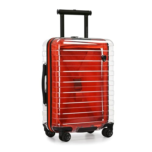Travelers Choice Millennial II Transparent Carry-On 22 Hardside Spinner Luggage