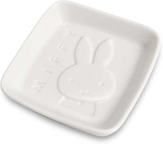 Ceramic Soy Sauce Dish 2.95in Small Japanese Dipping Plate for Sushi, Appetizers, Condiments Made in Japan (Calm White)