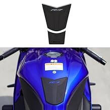 NIGHT CAT YZFR7 R7 2021-2025 Motorcycle Fuel Tank Protector Anti-Slip Waterproof Fuel Tank Side Traction Pad(Fishbone Sticker Black)