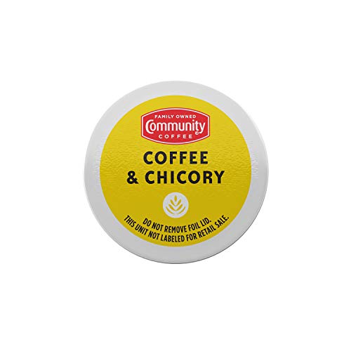 Community Coffee & Chicory 18 Count Coffee Pods, Medium Roast, Compatible with Keurig K-Cup Brewers