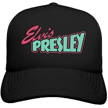 Elvis Presley Blue/Black Logo Adjustable Foam Trucker HAT