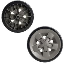 67445 8-Inch Plastic Replacement Grill Wheels for Weber Genesis II Series (LX 300/200/400/600 Models) - 2-Pack