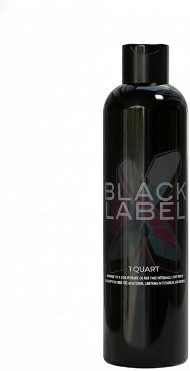 Ballistix Black Label Glossy Sealer, 32 oz, The Ultimate Protective Topcoat, Multi-Surface Sealer for Concrete, Epoxy, Metal & Stone, High Gloss Protective Finish, Water Repellent, Interior & Exterior Use