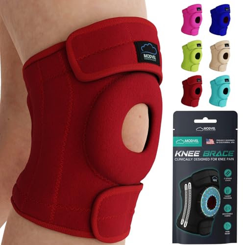 Modvel ELITE Knee Brace for Men & Women Patella Gel Pads & Side Stabilizers for ACL, Meniscus Tear, Arthritis & Injury Recovery Maximum Support for Running, Sports & Joint Pain Relief