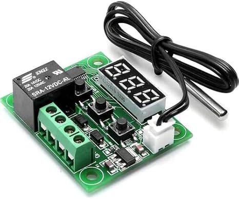 SANEC 12V Dijital Led Göstergeli Termostat Kartı-W1209